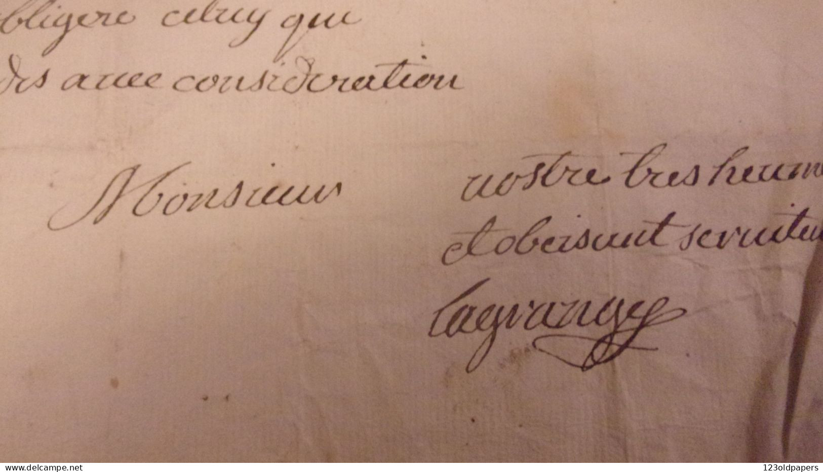 ABZAC CHARENTE GROS LOT MANUSCRITS  XVIII EME FAMILLE LAGRANGE MAITRE DE FORGES A ETUDIER CACHETS , Extraits Genealogie - Poitou-Charentes