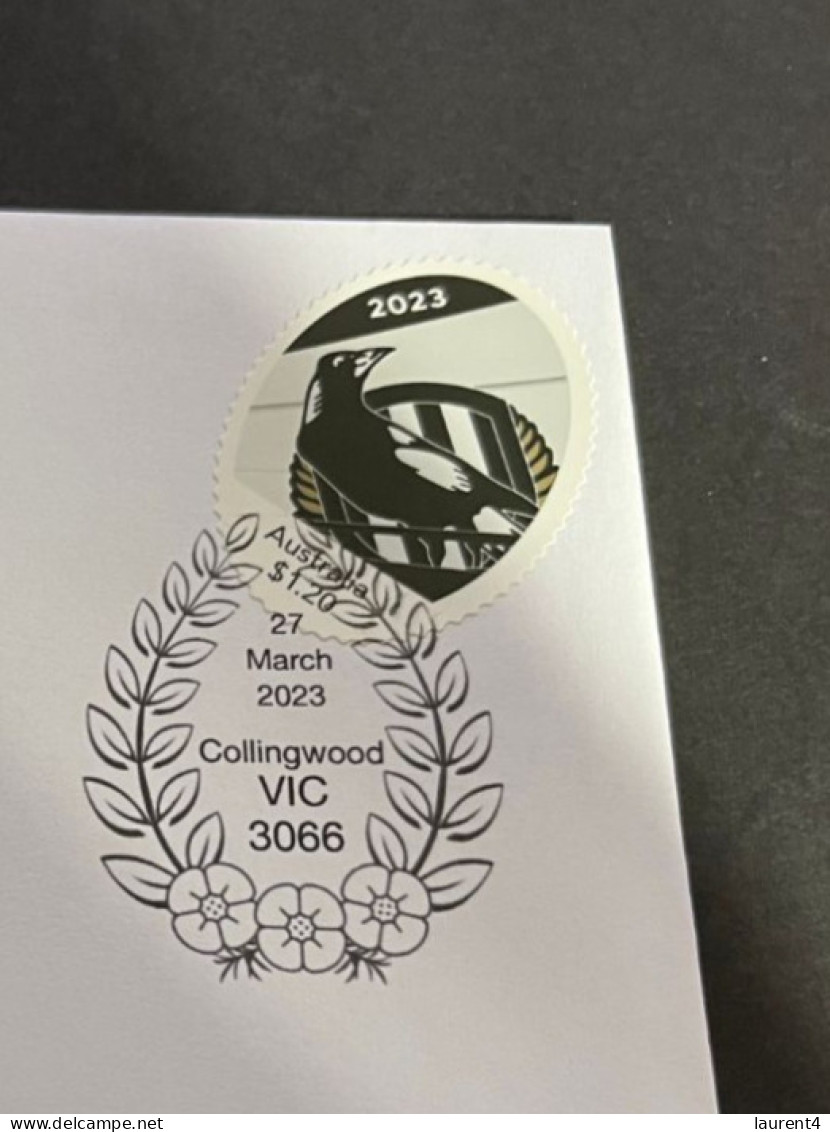 (3 Q 29) Australia AFL Team (2023) Commemorative Cover (for Sale From 27 March 2023) Collingwood Magpies - Covers & Documents