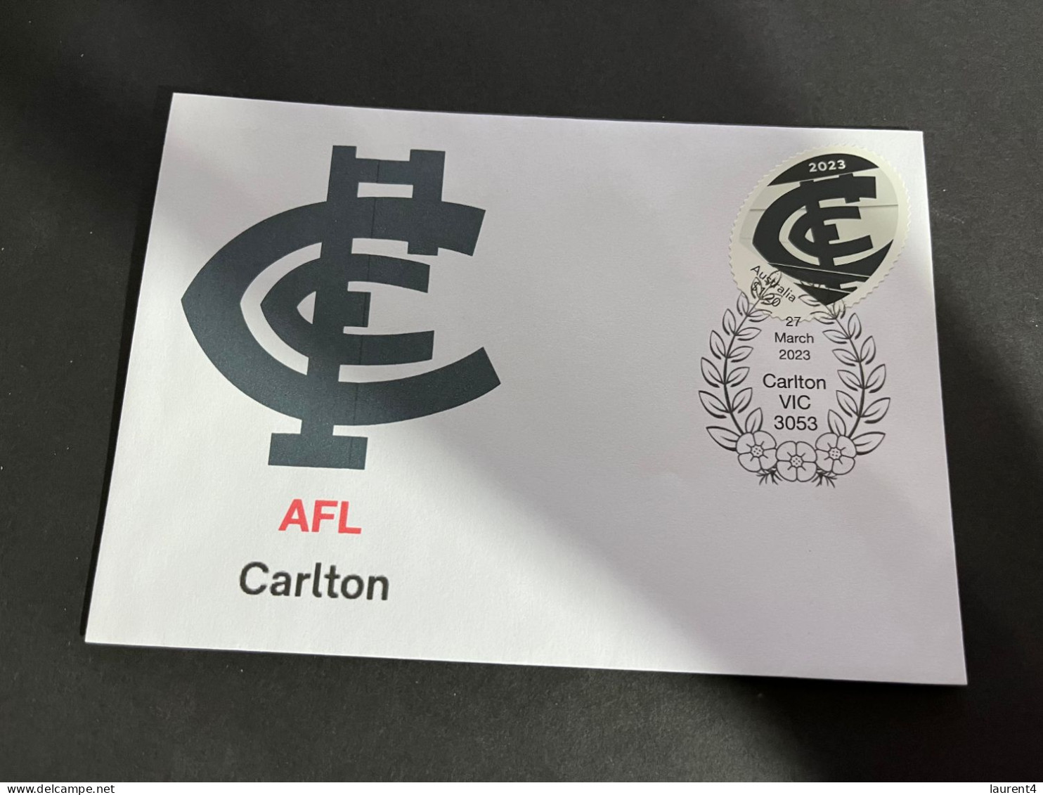 (3 Q 29) Australia AFL Team (2023) Commemorative Cover (for Sale From 27 March 2023) Carlton FC - Covers & Documents