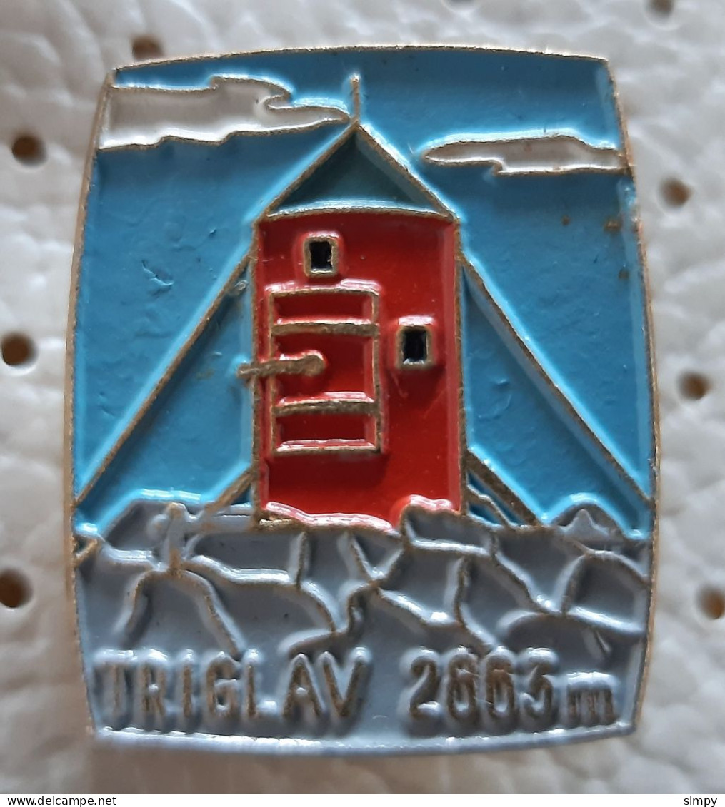 Triglav  2863m Aljaz Tower  Alpinism, Mountaineering Slovenia Ex Yugoslavia Pin - Alpinisme