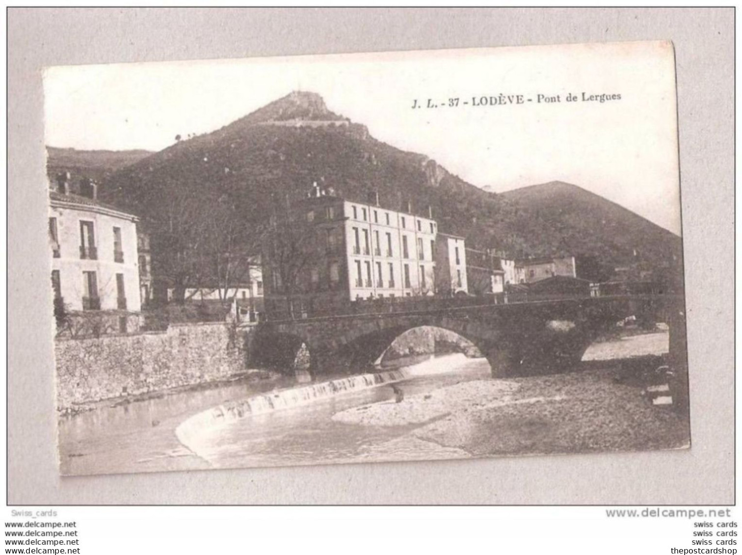 CPA 34 Hérault- Lodève -Pont De Lergues - Lodeve