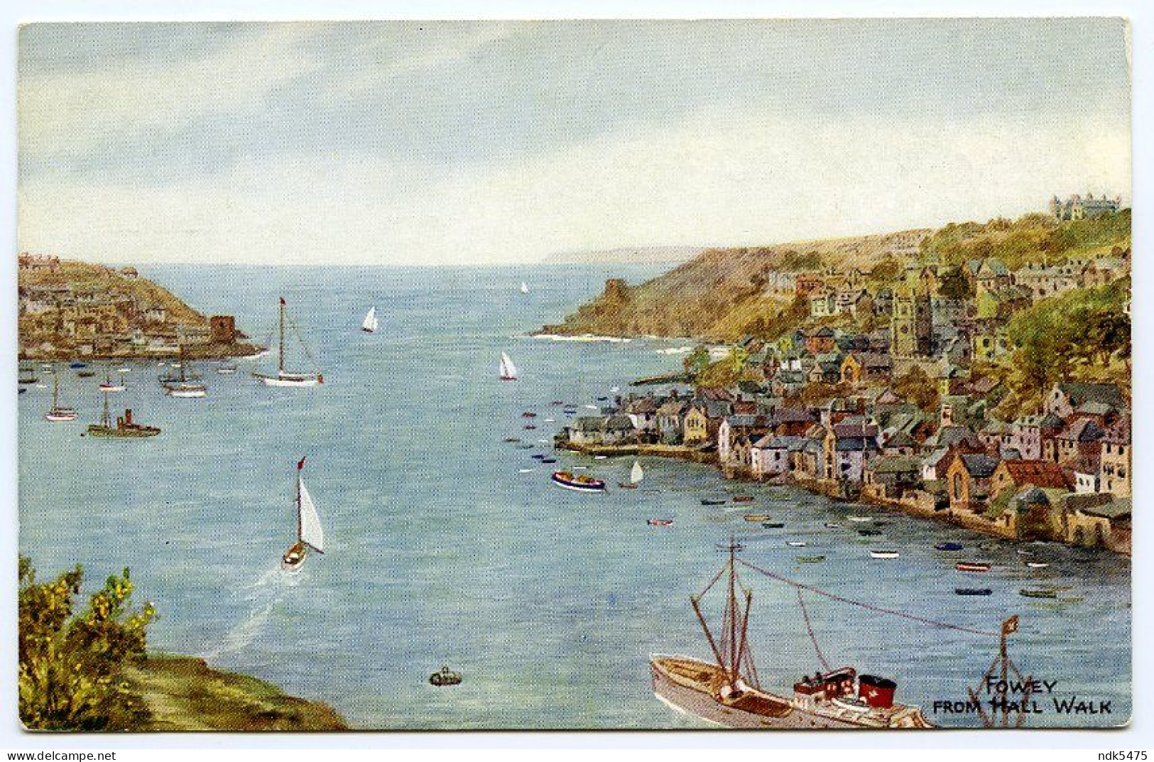 A R QUINTON : FOWEY, FROM HALL WALK - Quinton, AR