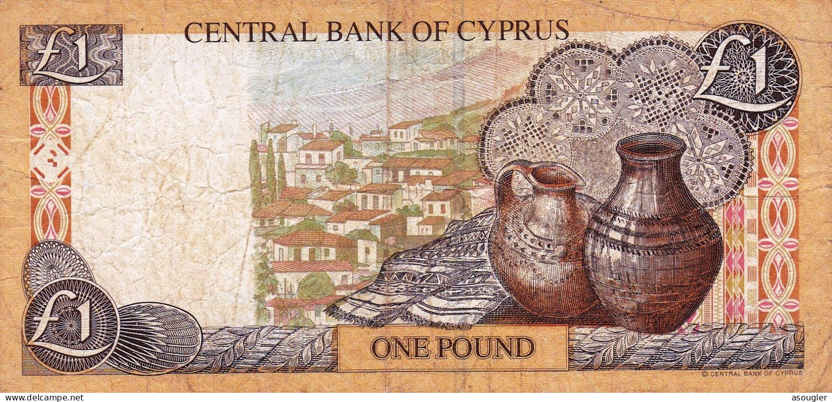 CYPRUS (GREECE) 1 POUND 2004 F P-60d  "free Shipping Via Regular Air Mail (buyer Risk)" - Chypre