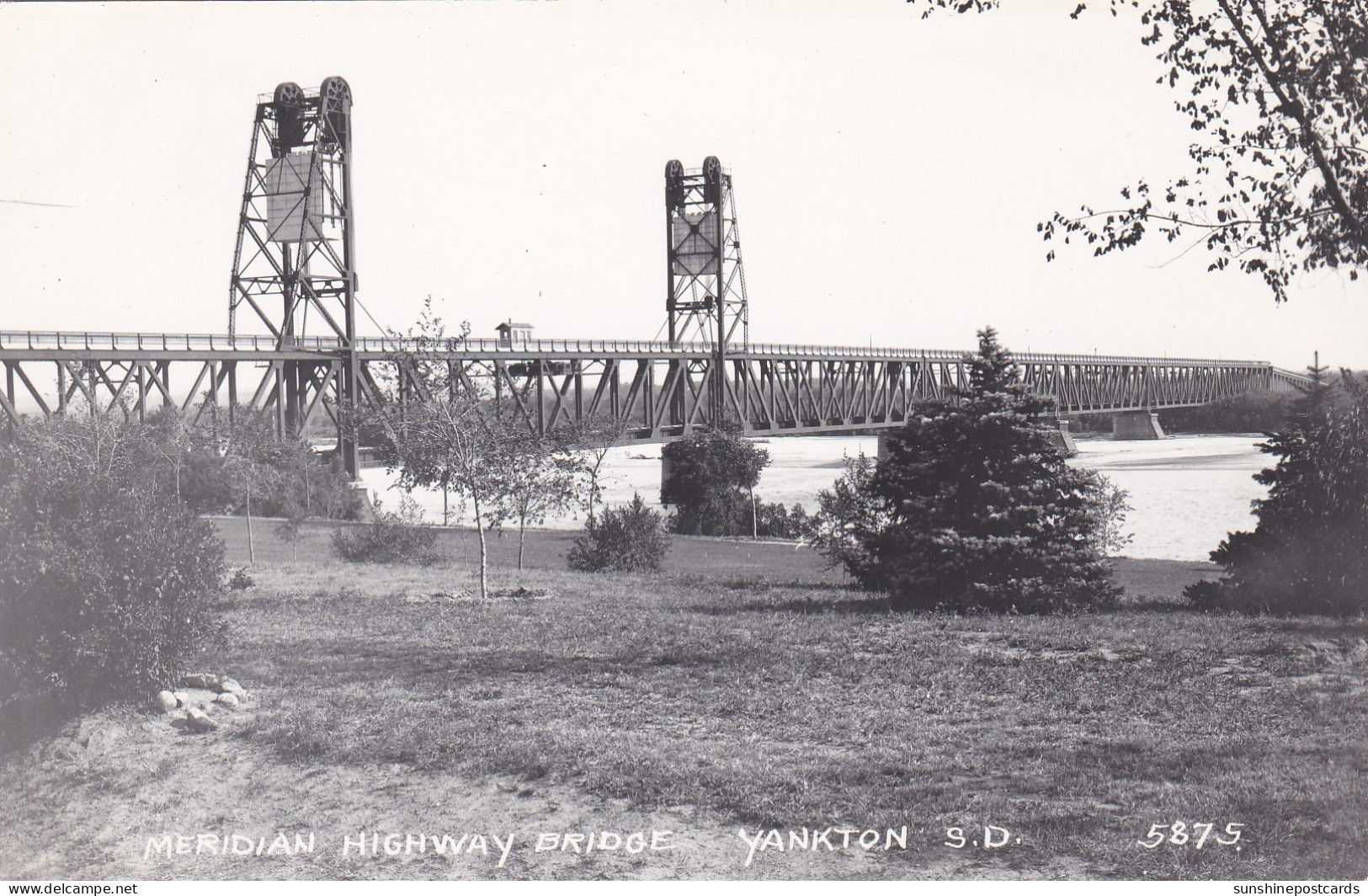 South Dakota Yankton Meridian Highway Bridge Real Photo - Sonstige & Ohne Zuordnung