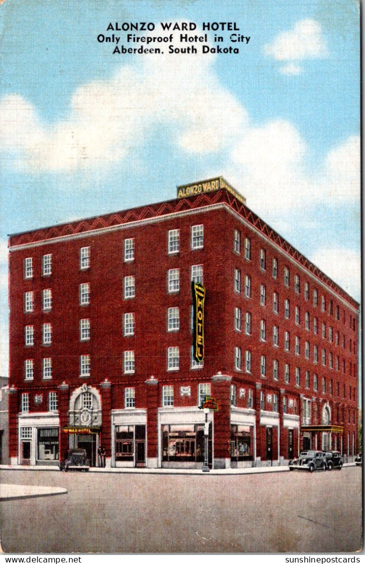 South Dakota Aberdeen Alonzo Ward Hotel 1953 - Aberdeen