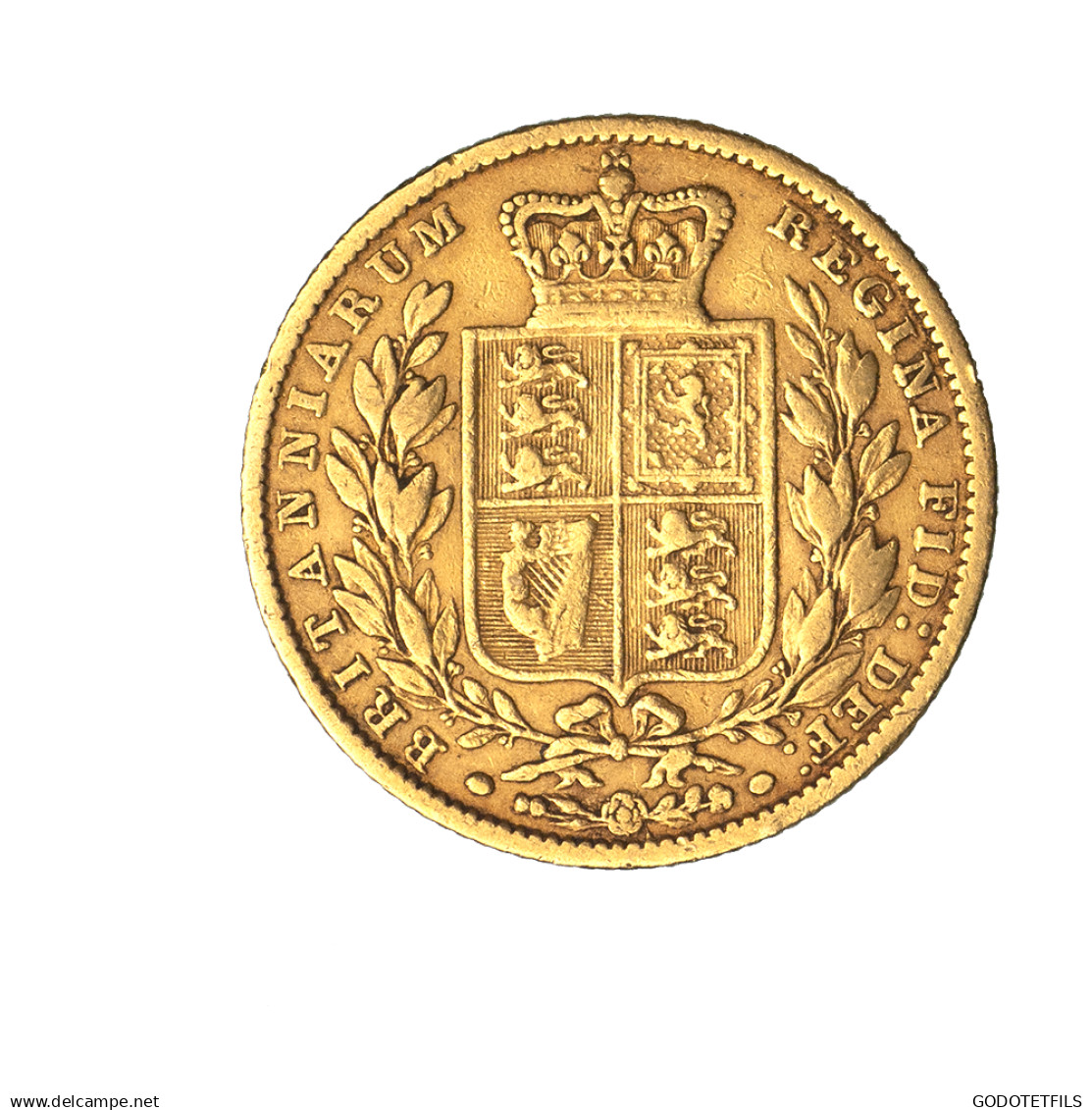 Royaume-Uni Souverain Victoria 1848 Londres - 1 Sovereign