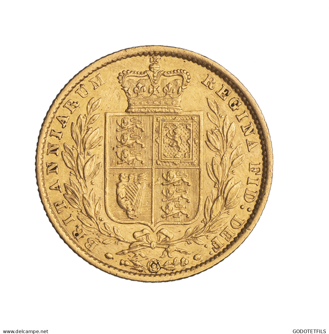 Royaume-Uni Souverain Victoria 1860 Londres - 1 Sovereign
