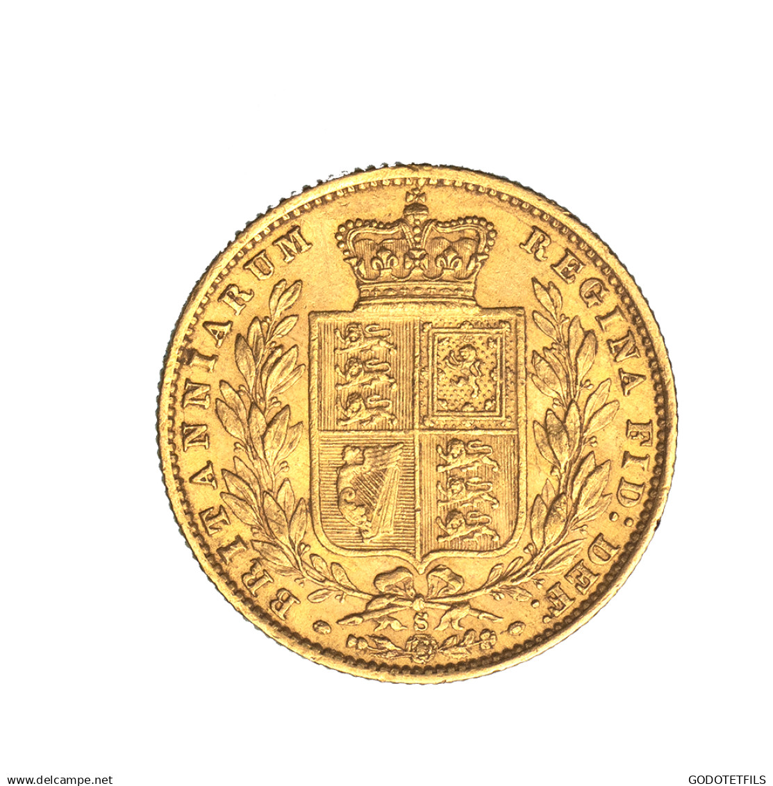 Royaume-Uni Souverain Victoria 1877 Londres - 1 Sovereign