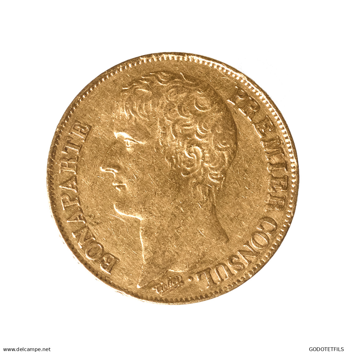 Consulat - 40 Francs Bonaparte Premier Consul An 12 (1803) Paris - 40 Francs (gold)