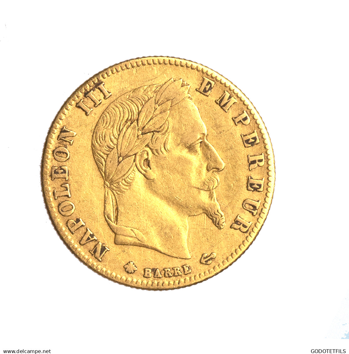 Second-Empire-5 Francs Or Napoléon III Tête Laurée 1868 Paris - 5 Francs (gold)