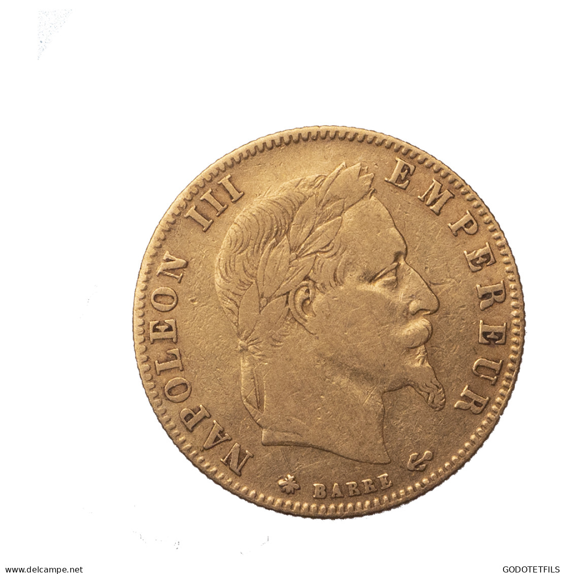 Second-Empire-5 Francs Or Napoléon III Tête Laurée 1864 Paris - 5 Francs (oro)