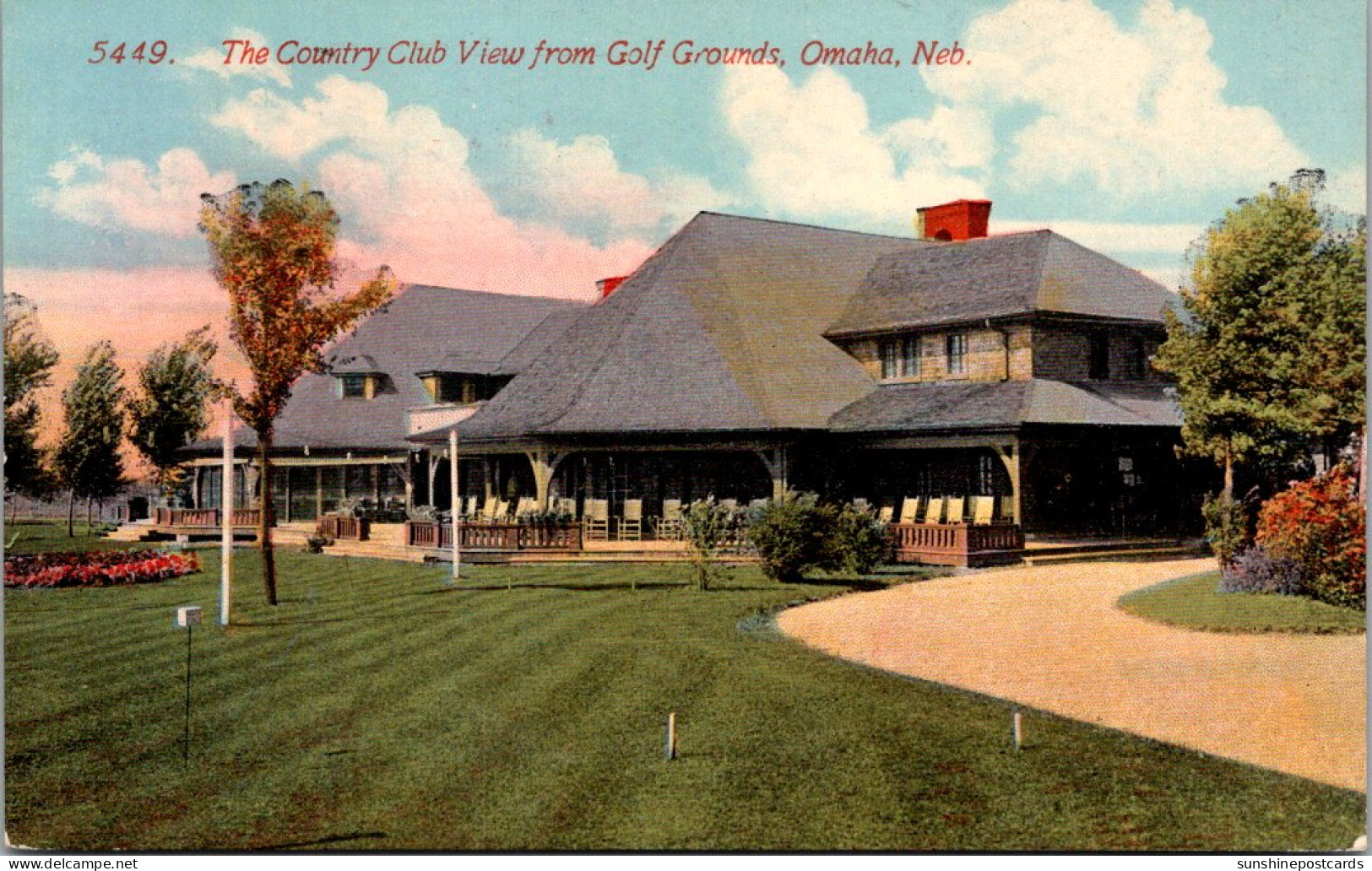 Nebraska Omaha The Country Club View From Golf Grounds  - Omaha