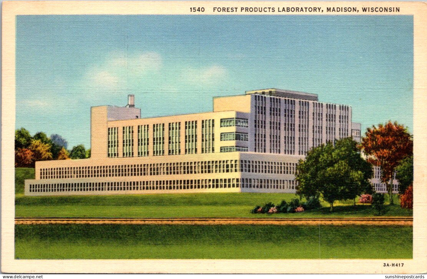 Wisconsin Madison Forest Products Laboratory Curteich - Madison