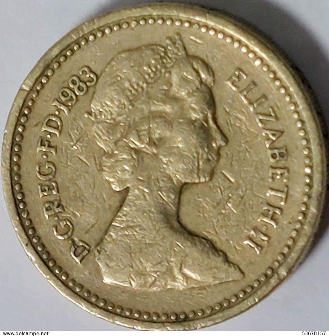 Great Britain - Pound 1983, KM# 933 (#2337) - 1 Pound
