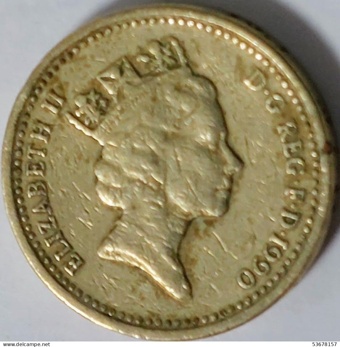Great Britain - Pound 1990, KM# 941 (#2339) - 1 Pound