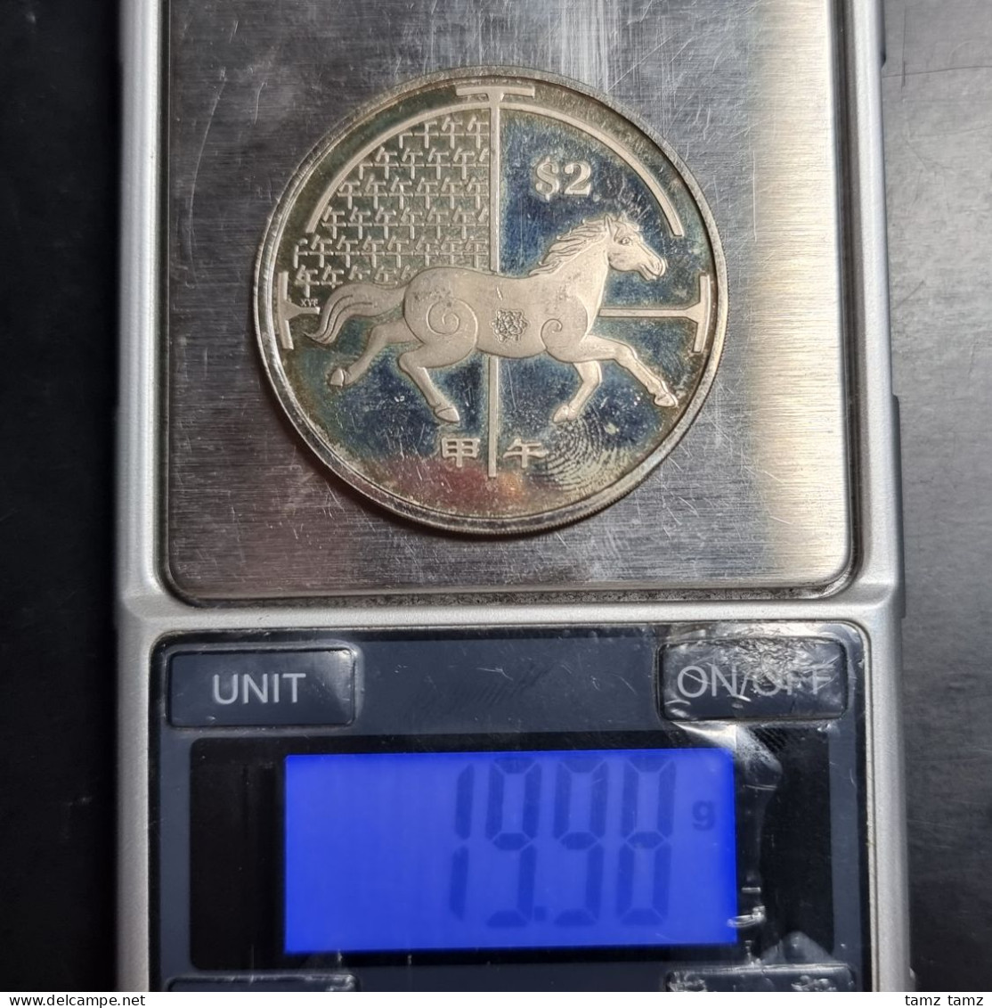 Singapore Zodiac Lunar Horse Proof Like 2 Dollars 2014 UNC - Singapour