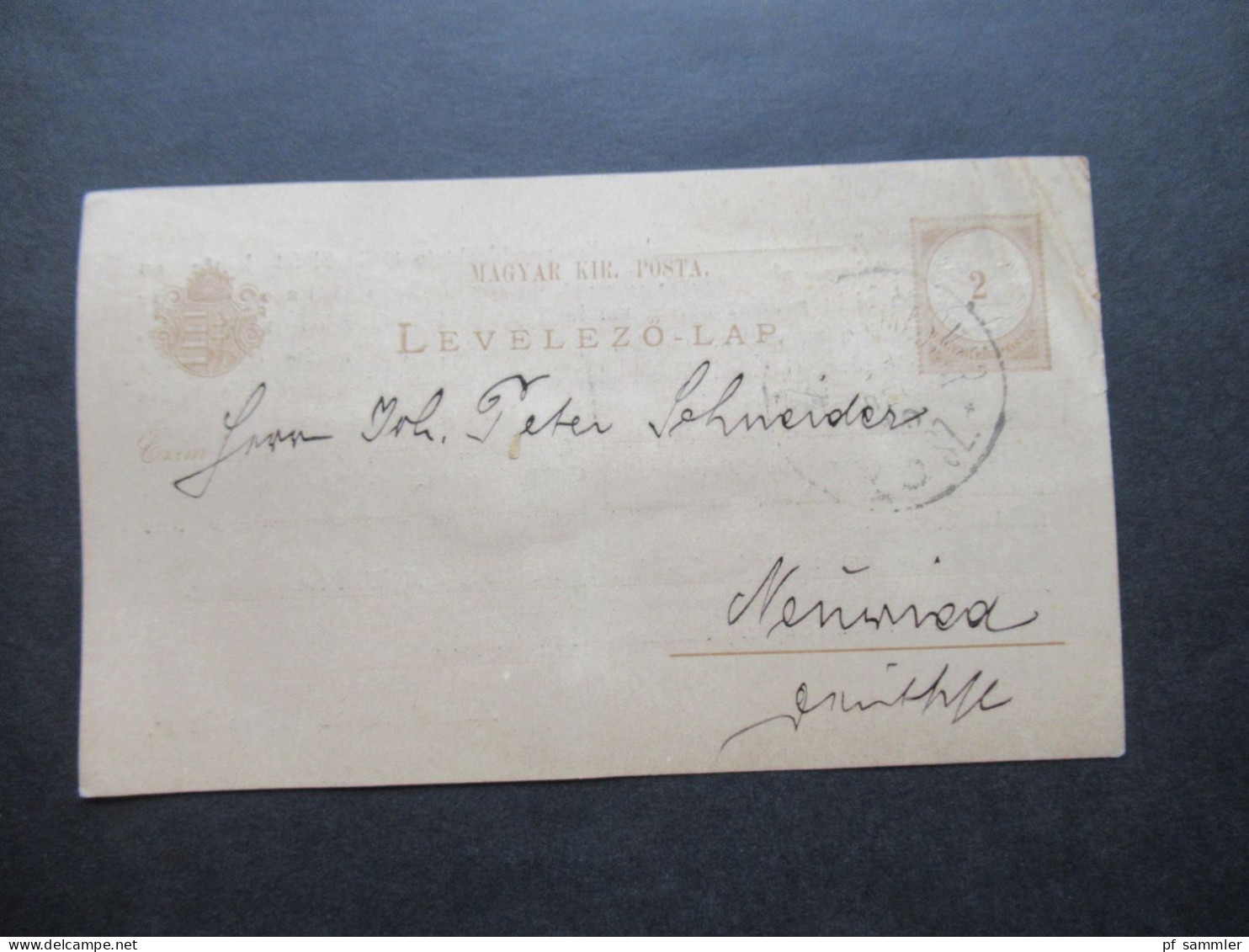 Ungarn Um 1890 Ganzsache / Rückseite Bedruckt Inhalt Geschlachtetes Geflügel Werschetz Ungarn Anton Tohr - Postal Stationery