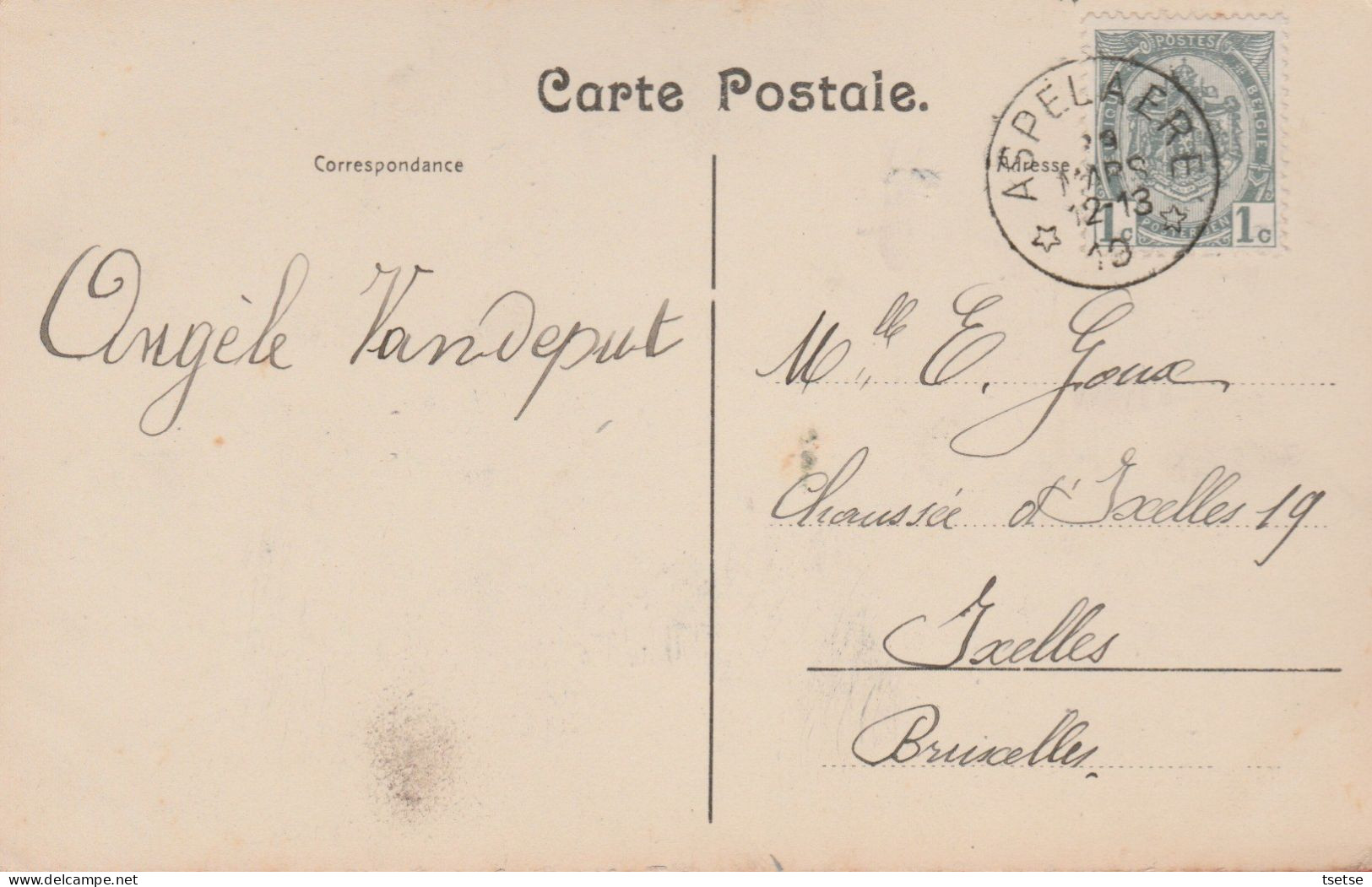 Aspelare - Dorp  -190? ( Verso Zien ) - Ninove