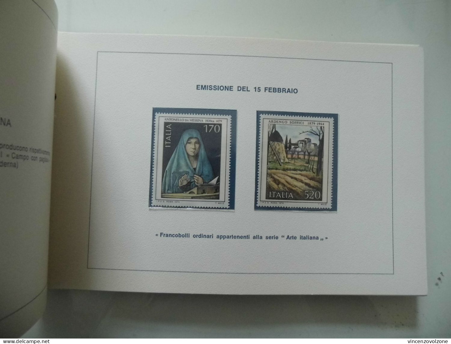 Libretto  completo "CARTE VALORI POSTALI  EMESSE DALL' AMMINISTRAZIONE POSTALE ITALIANA NEL 1979"