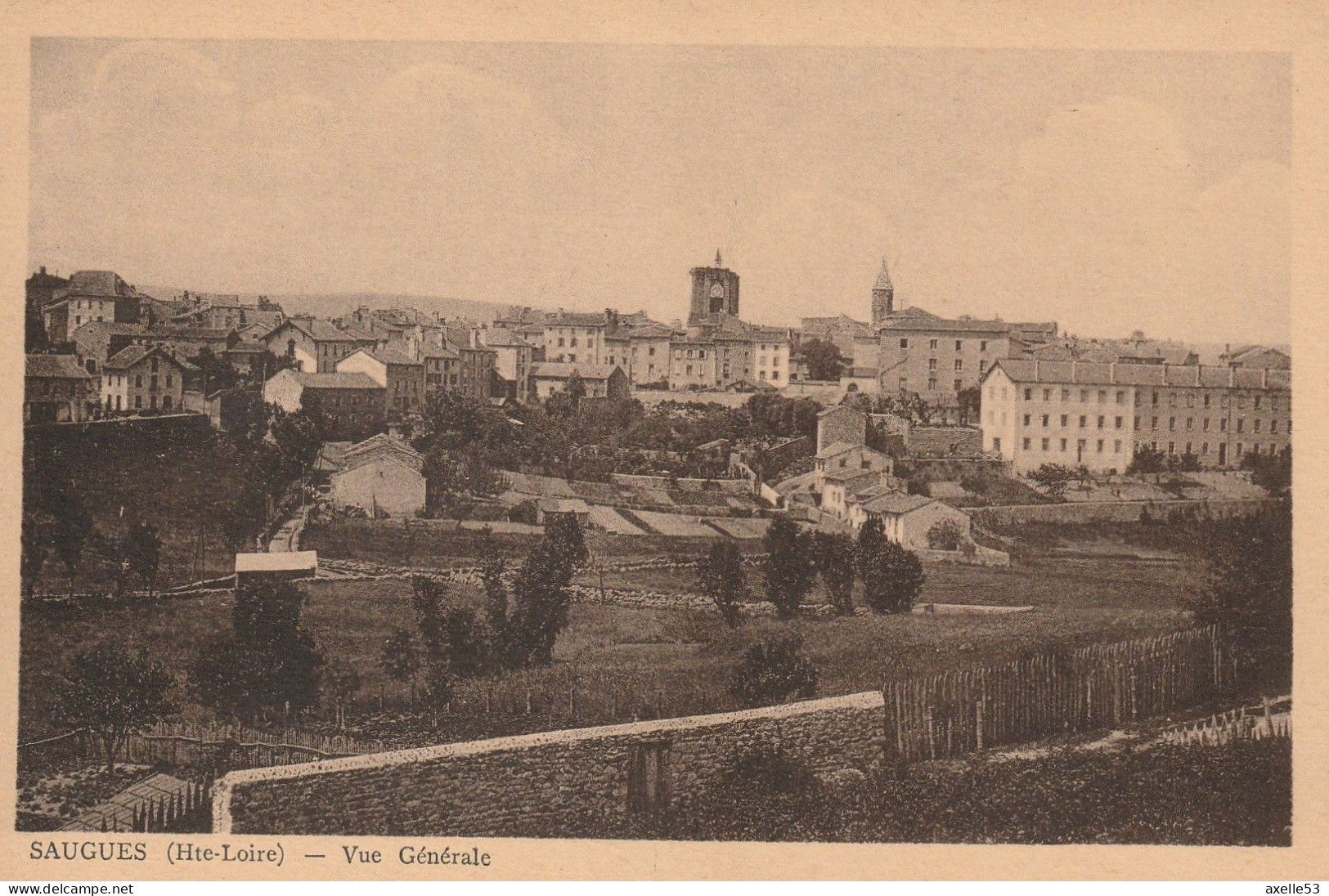 Saugues 43 (8699) Vue Générale + La Tour - Saugues