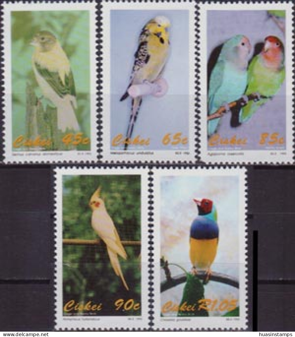 CISKEI 1993 - #208-12 Birds Set Of 5 MNH One Short Perf. - Ciskei