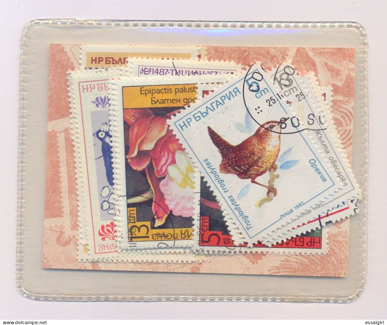 BULGARIA PACKAGE 25 MINT USED DIFFERENT STAMPS WITH SEAL. LOT 5 - Collections, Lots & Series