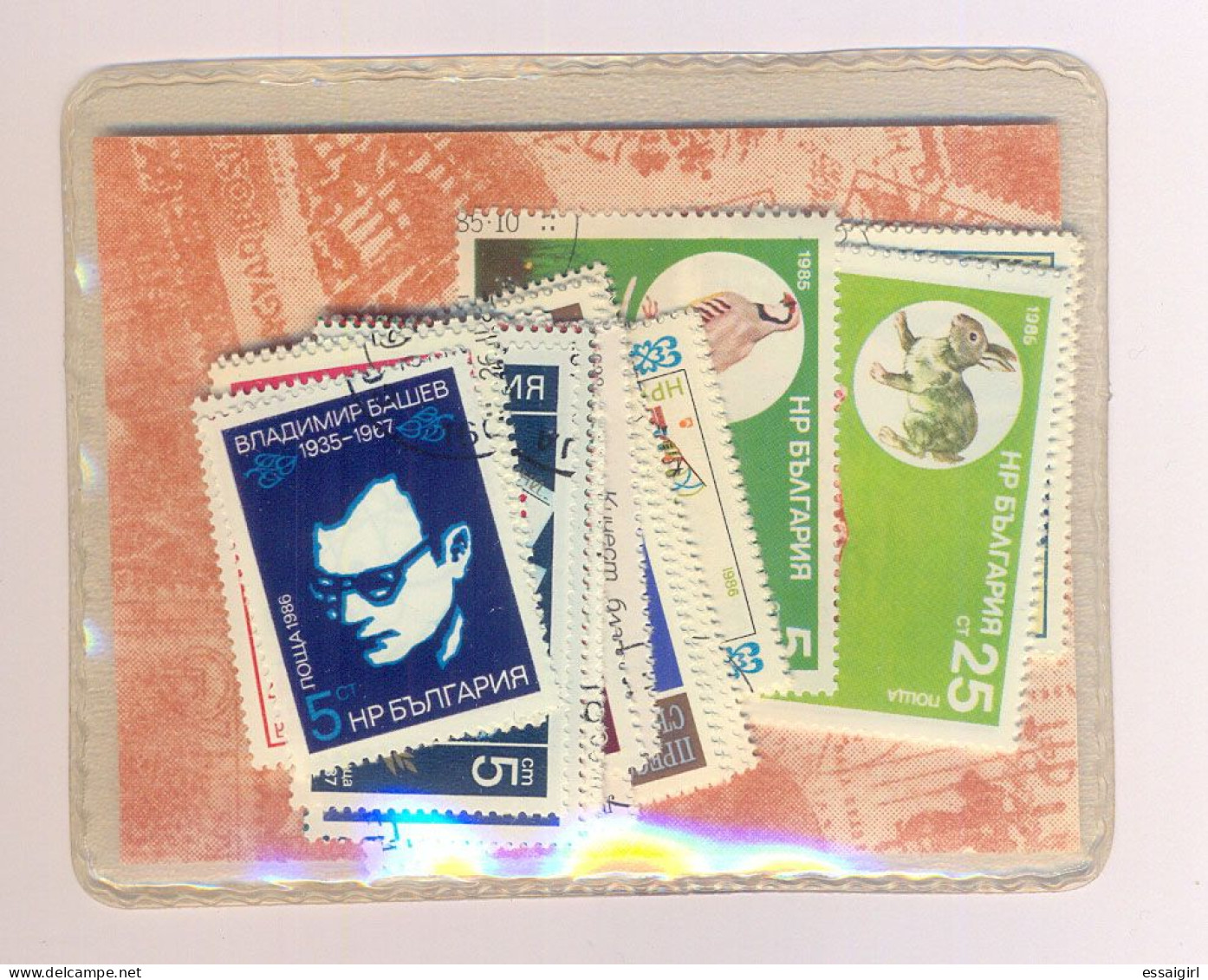 BULGARIA PACKAGE 50 MINT USED DIFFERENT STAMPS WITH SEAL. LOT 2 - Collezioni & Lotti