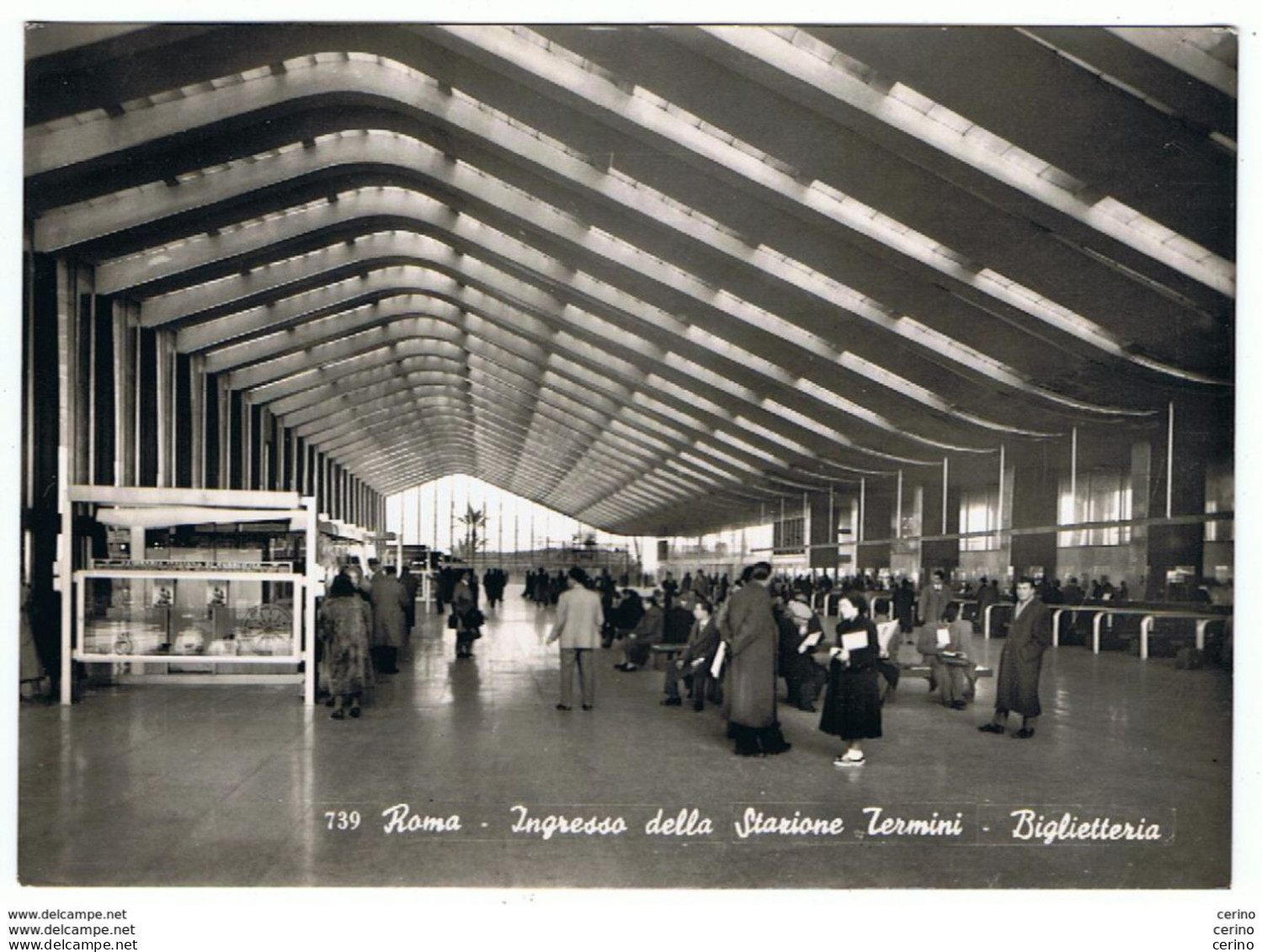 ROMA:  INGRESSO  DELLA  STAZIONE  TERMINI  -  BIGLIETTERIA  -  FOTO  -  FG - Stazione Termini