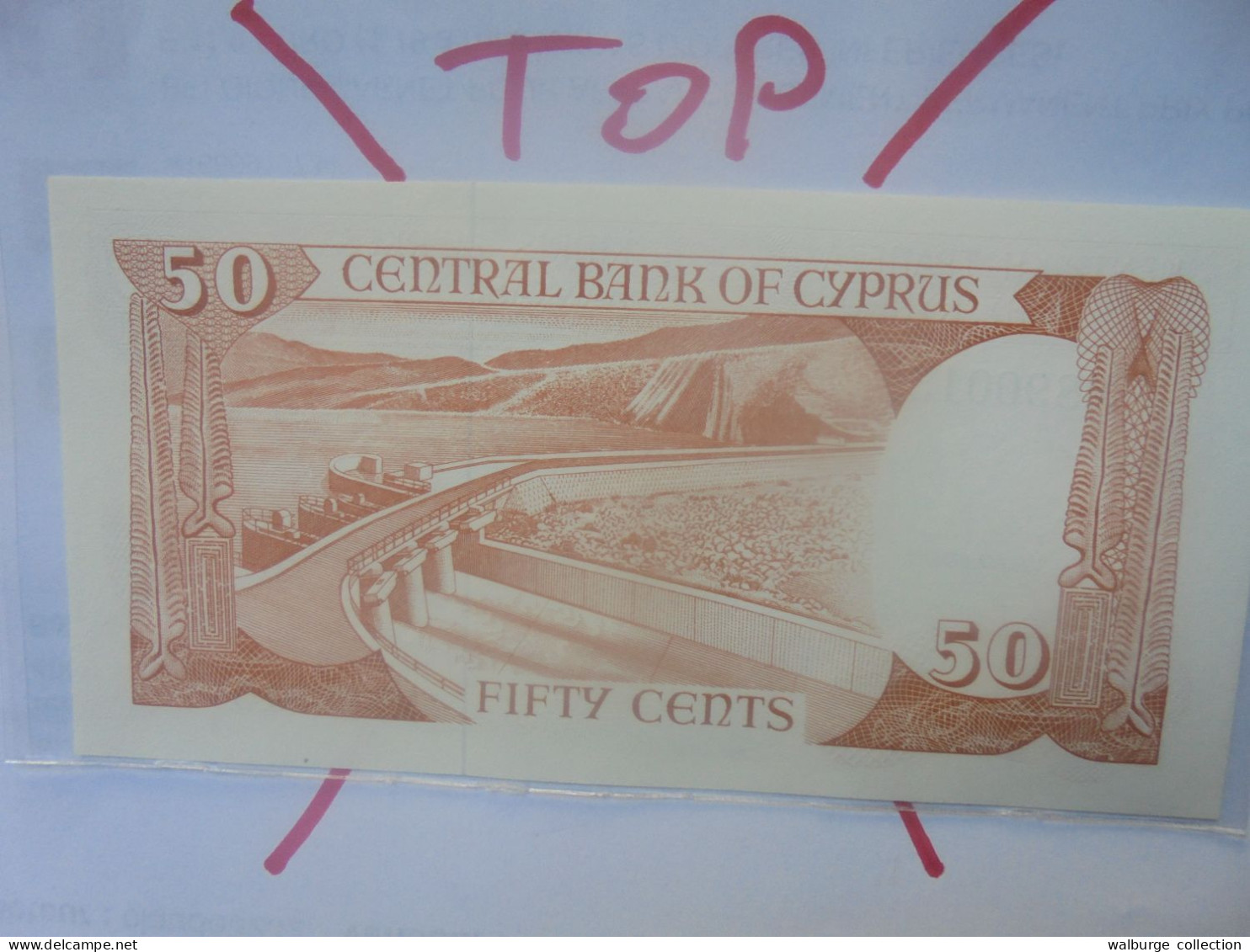 CHYPRE 50 Cents 1988 Neuf COTES:7-30$ (B.29) - Zypern