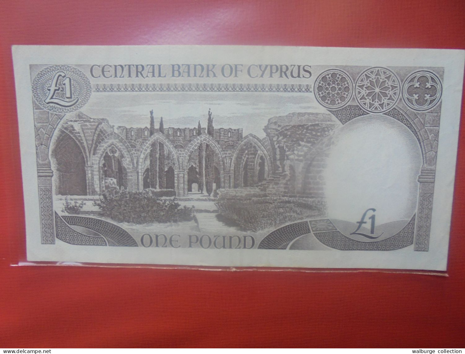 CHYPRE 1 POUND 1-6-79 Circuler COTES:17,5-75$ (B.29) - Cyprus