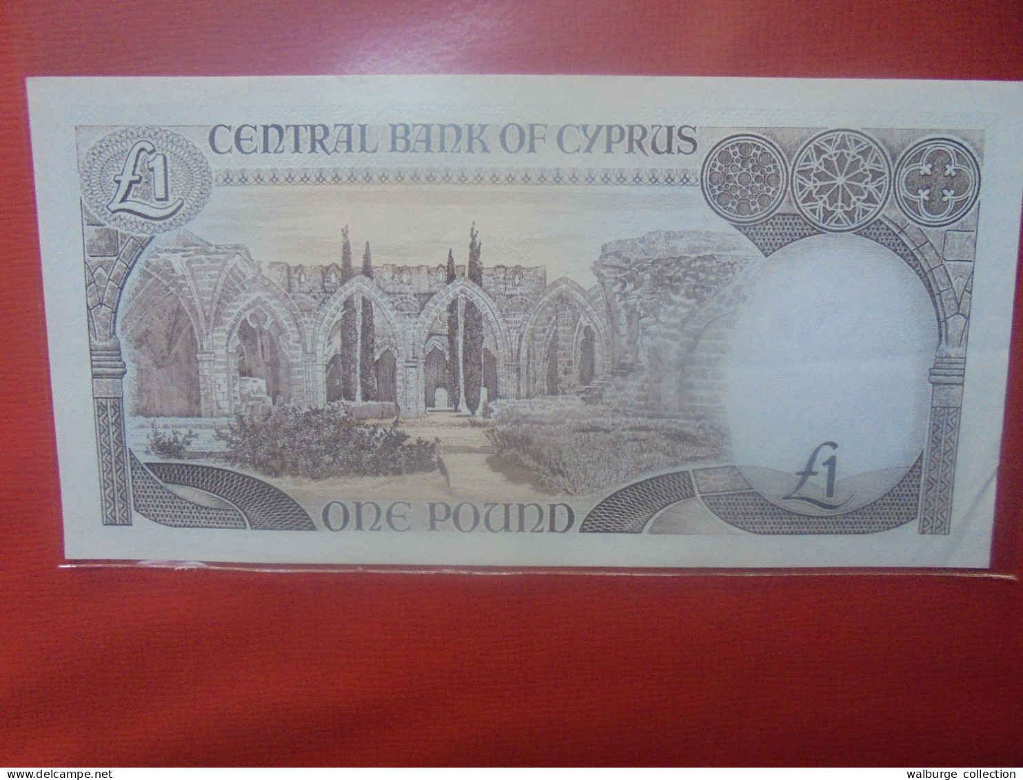 CHYPRE 1 POUND 1-11-89 Circuler COTES:13,5-65$ (B.29) - Chypre