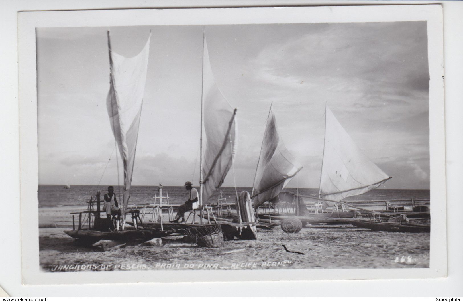 Jangadas De Pescas, Praia Do Pina, Recife - Recife