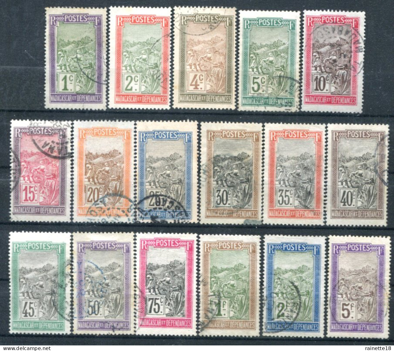 Madagascar          94/110 Oblitérés - Used Stamps