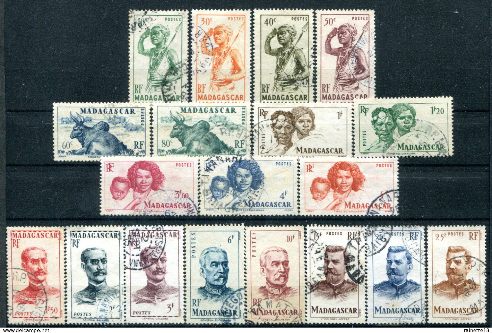 Madagascar           300/318  Oblitérés - Used Stamps