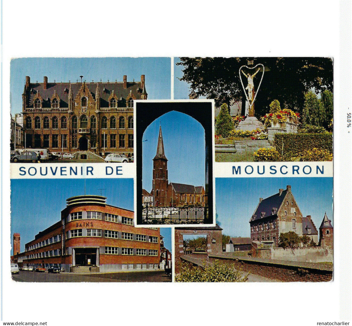 Souvenir De Mouscron.Expédié à Luxembourg. - Mouscron - Moeskroen