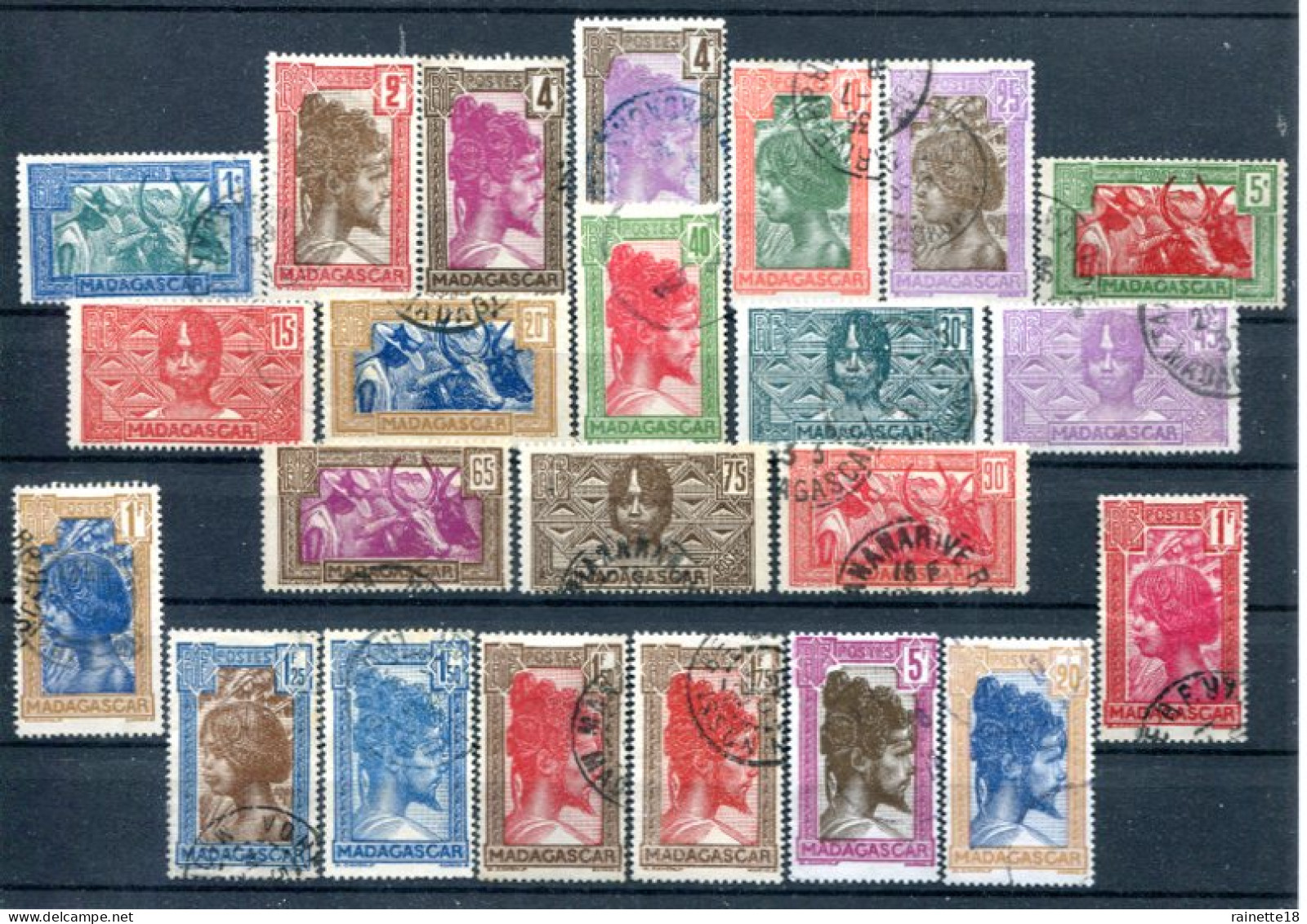 Madagascar                           161A/178 + 163A  Oblitérés - Used Stamps