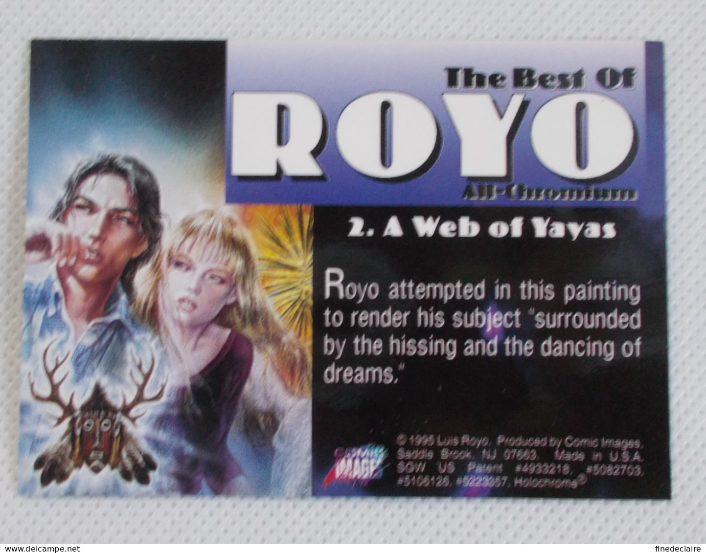 Card / Carte Rigide - 6,4 X 8,9 Cm - The Best Of ROYO All-Chromium 1995 - N°2 - A Web Of Yavas - Other & Unclassified