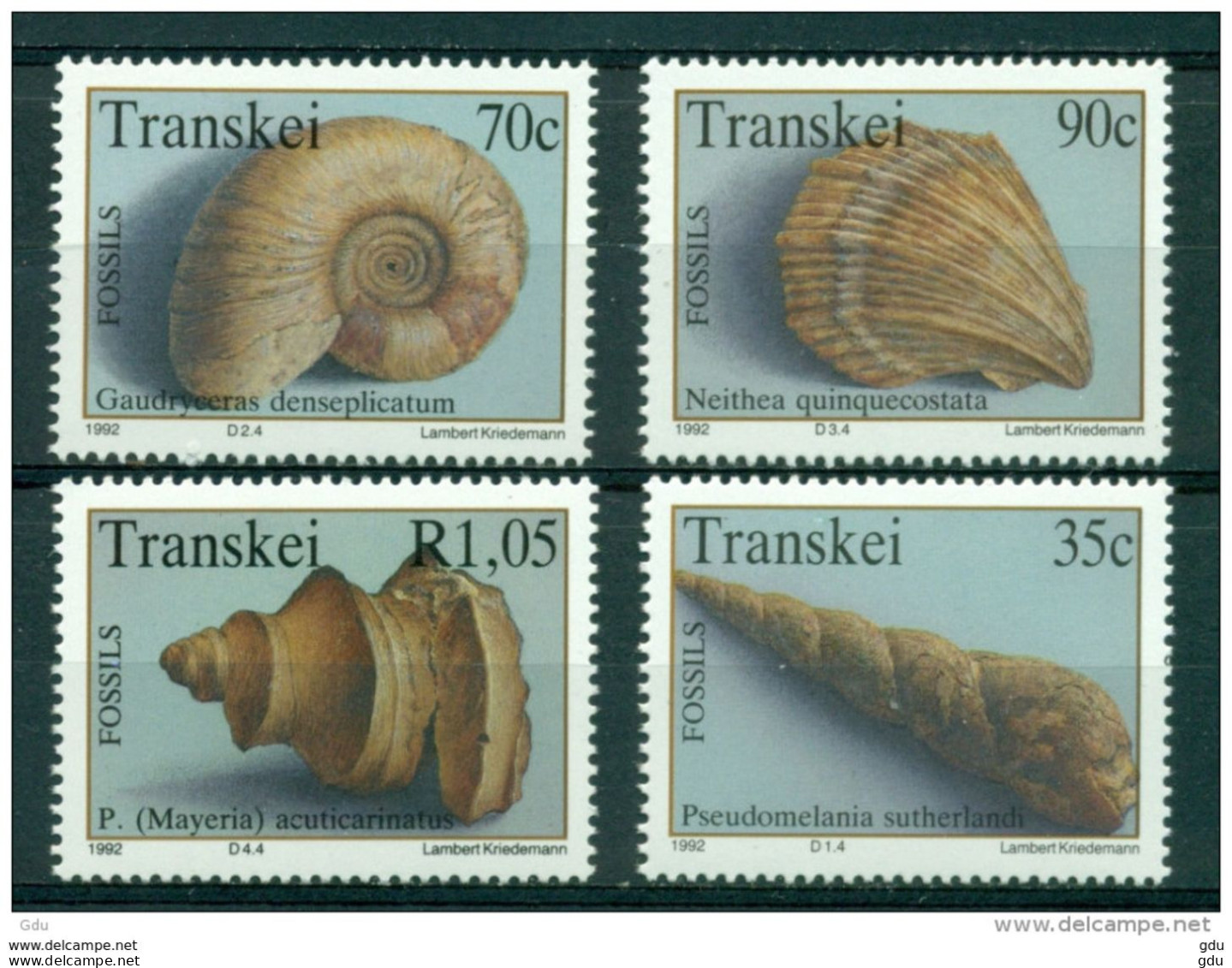 Transkei 1992 Les 4 Valeurs Mnh*** - Fossili