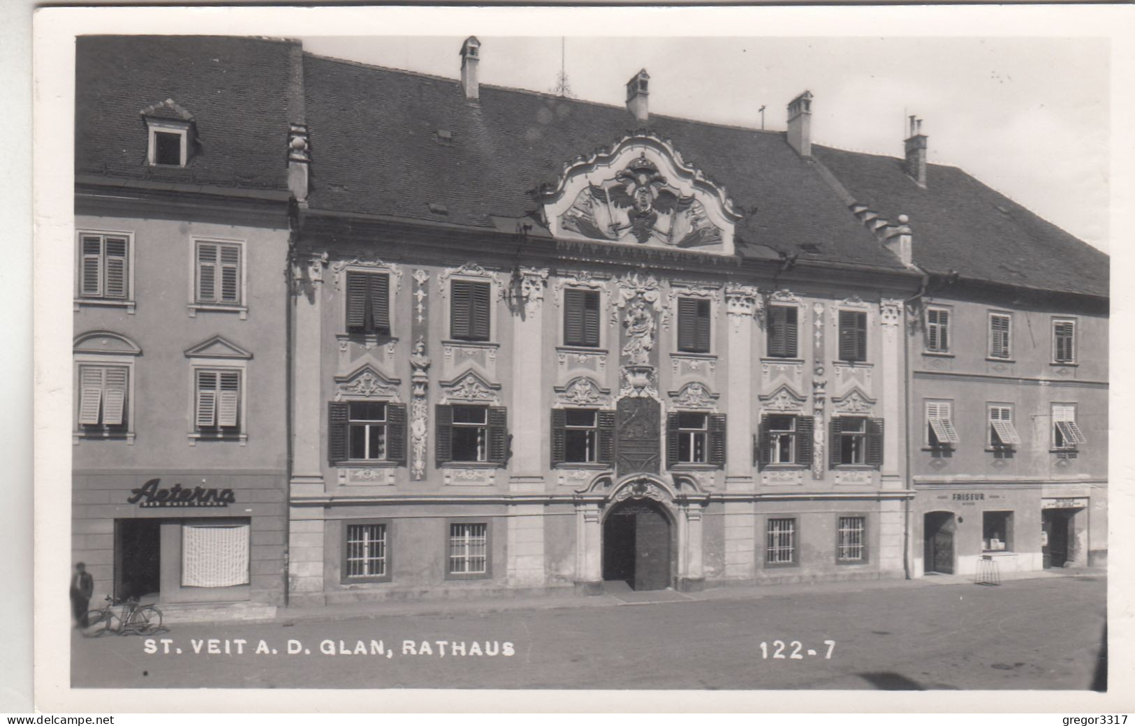 C8235) ST. VEIT A. D. GLAN - Kärnten - RATHAUS U. Schuhgeschäft AETERNA - - St. Veit An Der Glan