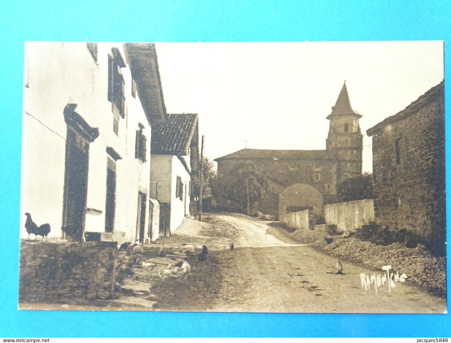 64) Ainhoa - N° 14032 - Intérieur Du Village - Année: 1914- EDIT: Bergevin - Ainhoa