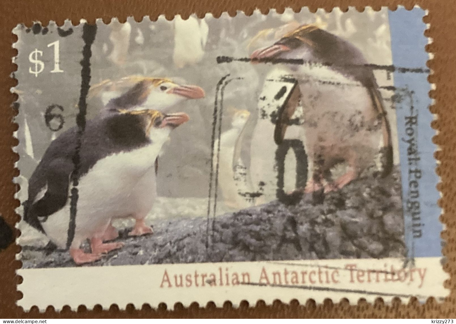 AAT 1993 Eudyptes Schlegeli Penguins $1 - Used - Gebraucht