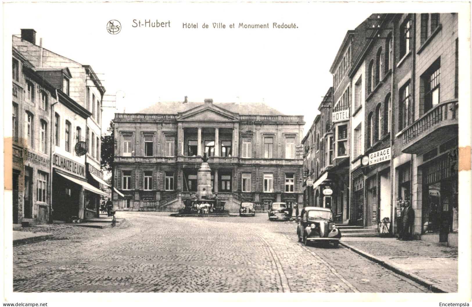 CPA Carte Postale  Belgique Saint Hubert Hôtel De Ville Et Monument Redouté   VM67176 - Saint-Hubert