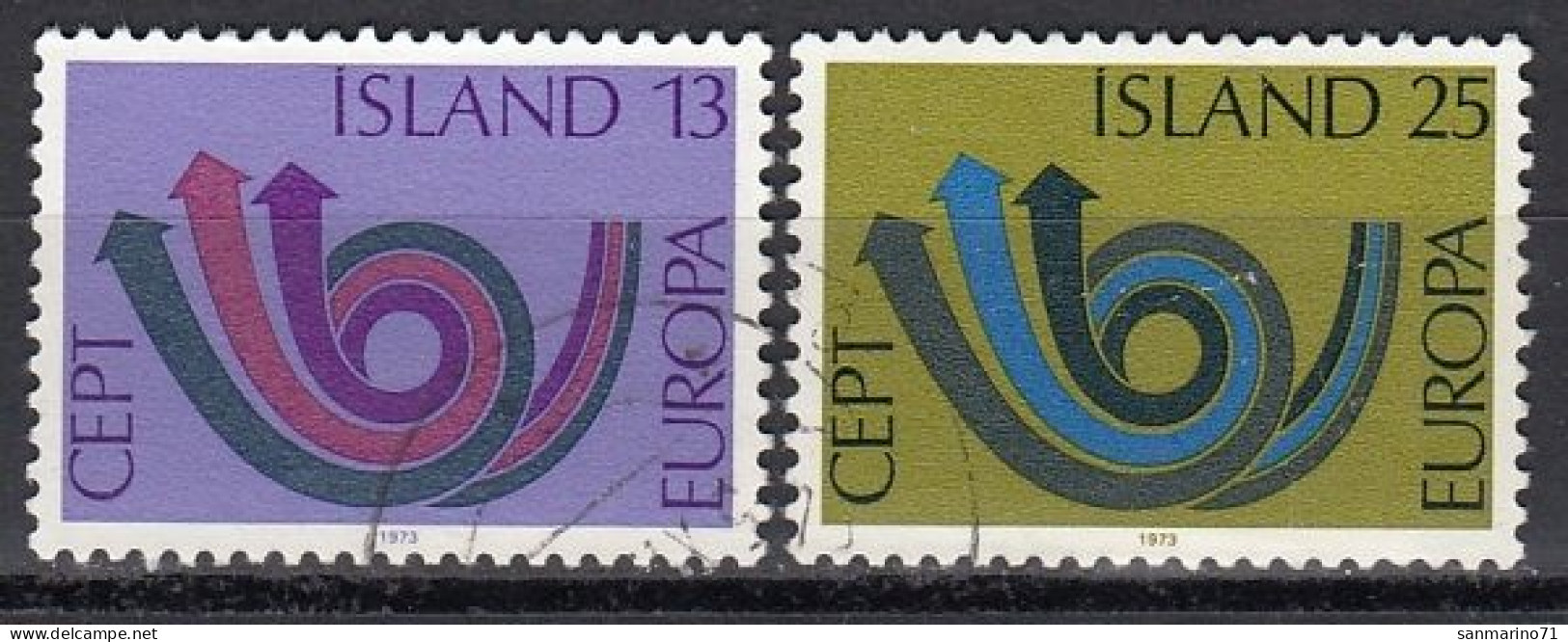 ICELAND 471-472,used,falc Hinged - Gebruikt