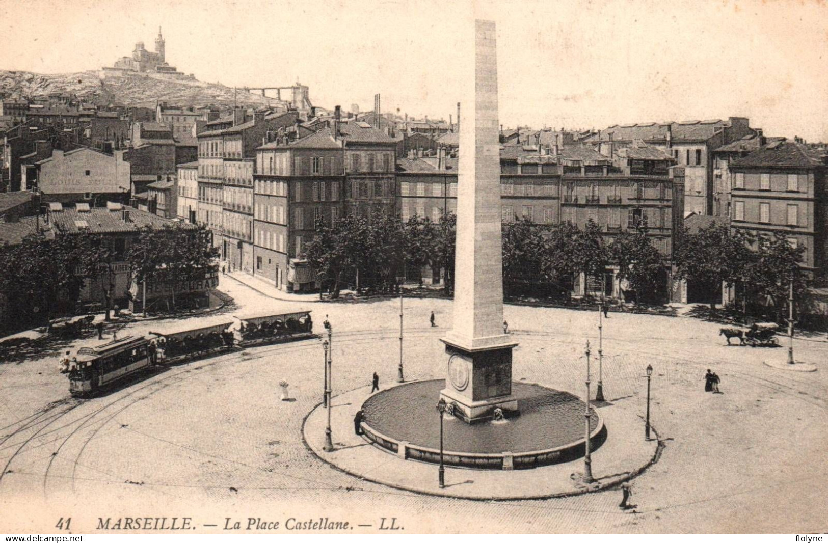 Marseille - La Place Castellane - Tram Tramway - Castellane, Prado, Menpenti, Rouet