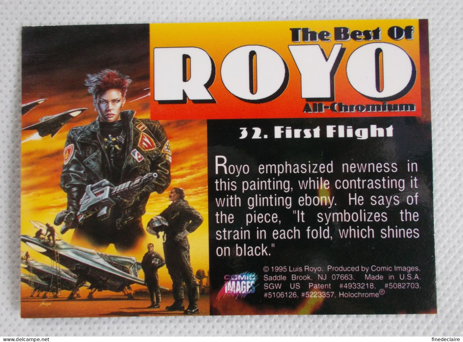 Card / Carte Rigide - 6,4 X 8,9 Cm - The Best Of ROYO All-Chromium 1995 - N°32 - First Fight - Sonstige & Ohne Zuordnung