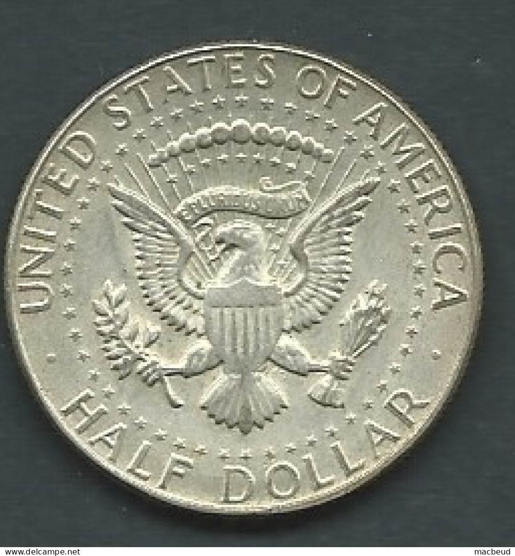 Etats-Unis. Half Dollar 1968 D Denver. Kennedy. En Argent Laupi 15507 - 1964-…: Kennedy