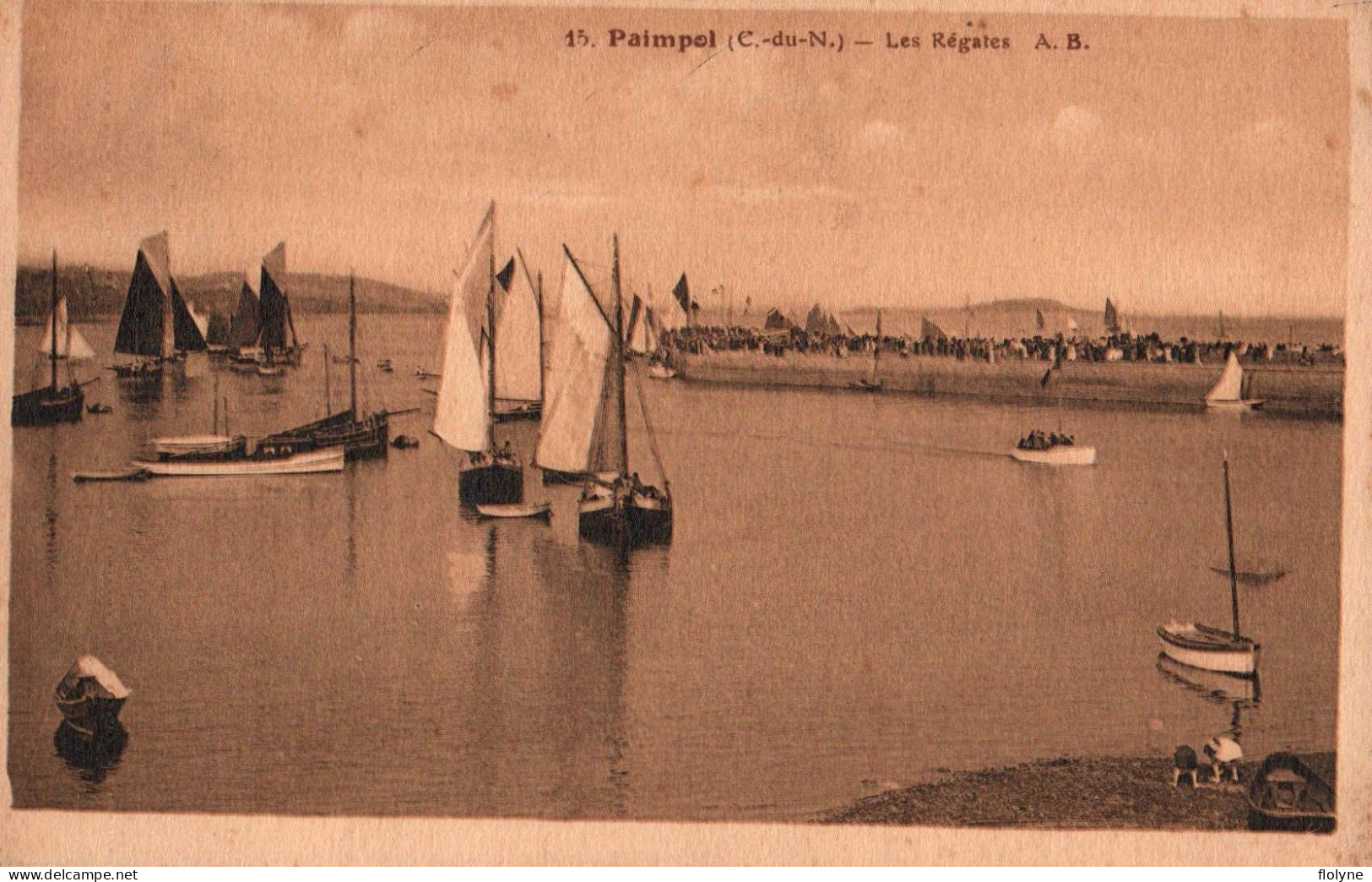 Paimpol - Vue Sur Les Régates , Courses De Bateaux - Paimpol