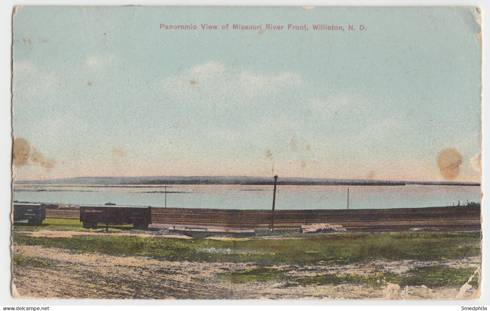 Williston - Panoramic View Of Missouri River Front - Williston