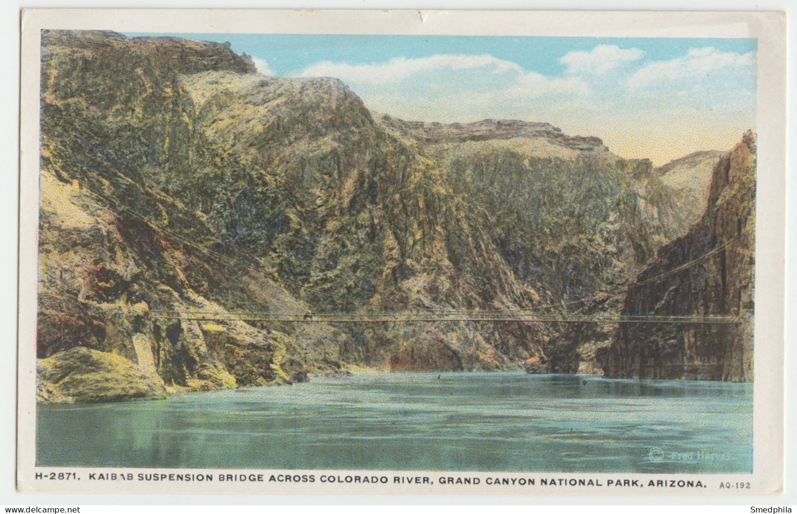 Grand Canyon - Kaibab Suspension Bridge Across Colorado River - Grand Canyon