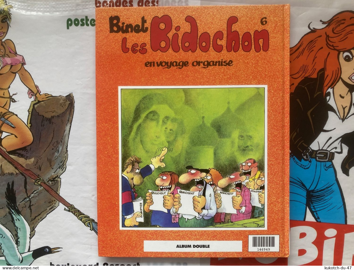 BD Les Bidochon - Tome 5 & 6 - Binet (1996) - Format double-album